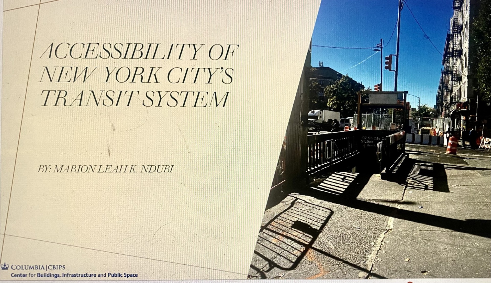Transit & Accessibillity