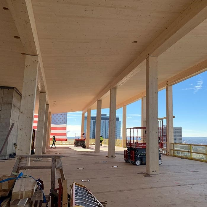 Ascent Tower (mass timber) by the Chicago Office of Thornton Tomasetti